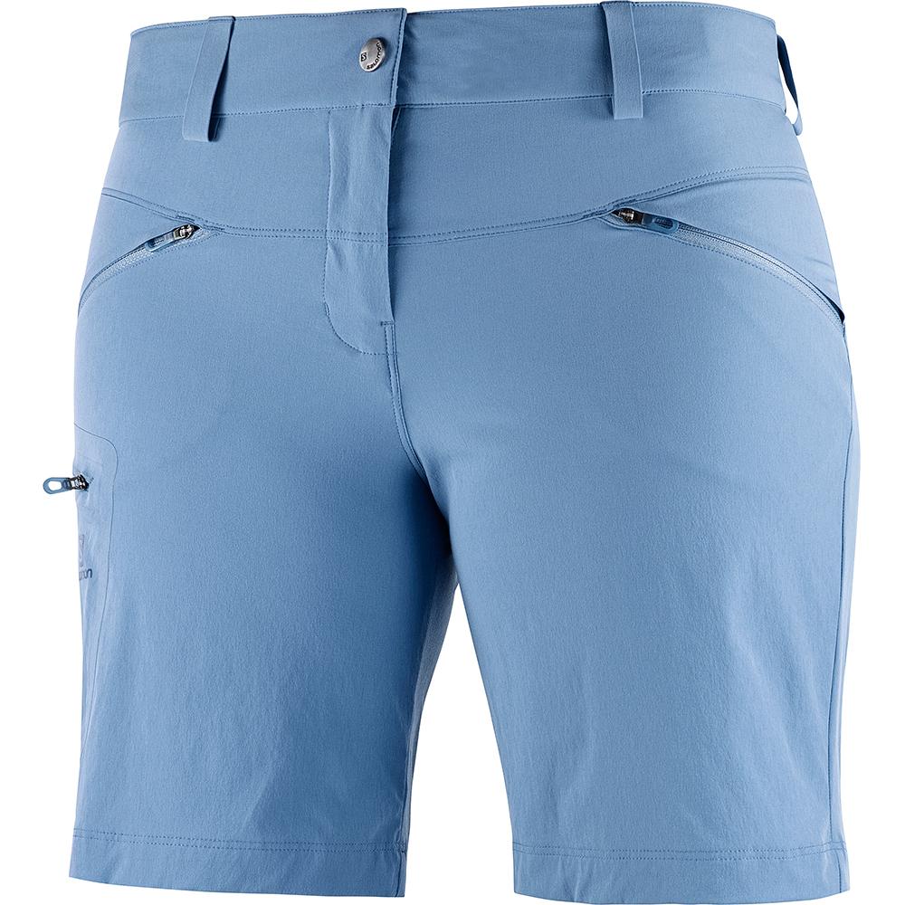 Salomon WAYFARER W Pantalones Cortos Mujer - Azules - Colombia (14623-KAGT)